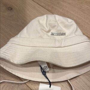 Jacquemus Cream Bucket Hat